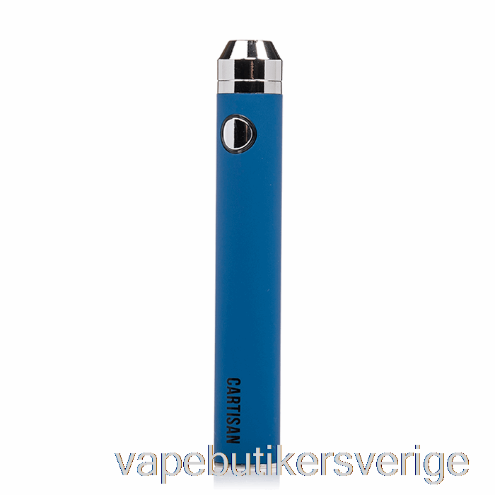 Vape Sverige Cartisan Button Vv 1300 510 Batteri Blå